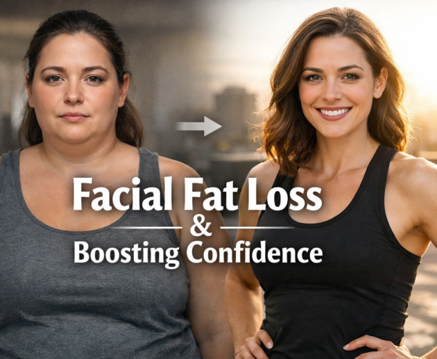 How to lose face fat naturally – realistic facial fat loss showing confidence and a slimmer face