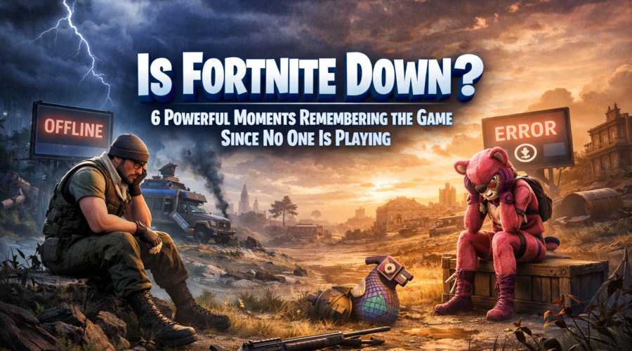 Is Fortnite down? This image shows players experiencing server connection issues and login errors while trying to access Fortnite.